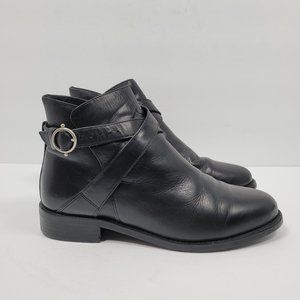 Ariat Windsor Women's Black Leather Ankle Straps Buckle Boots 91501 US Size 6M